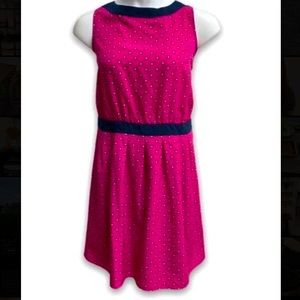 Tommy Hilfiger Navy & Pink Geometric Dress